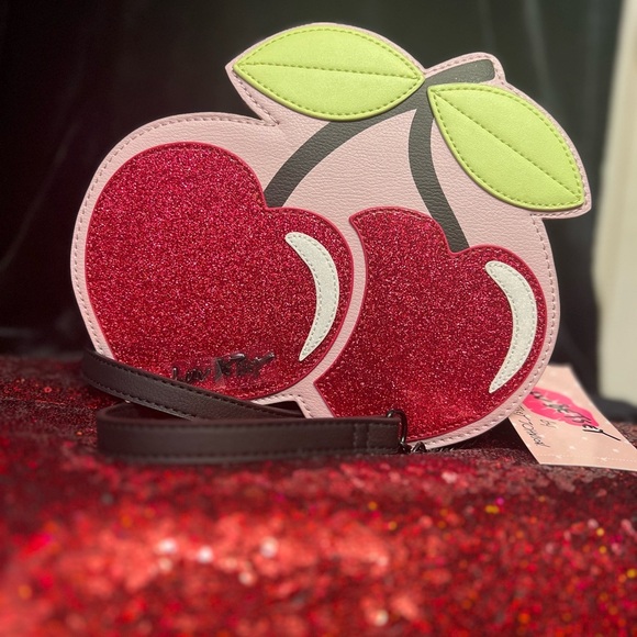 BETSEY JOHNSON, LUV BETSEY SUPER CUTE
Cherry 🍒 Glitter Crossbody Bag (NWT) - Picture 10 of 17
